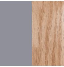 Pack de 4 Sillas para Comedor, Cocina o Salón – Simil Piel Gris y Madera, Medidas: 48 cm x 45 cm x 84 cm.