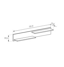 Mueble de Comedor, Mueble Salón, Acabado en Color Cañón, Medidas: 235 cm (Ancho) x 177 cm (Alto) x 41,4 cm (Fondo)