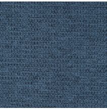 Juego de 4 Sillas con Estructura de Madera Tapizadas en Tela Azul Repelente al Agua y Patas Metálicas -Medidas 43x56x95 cm