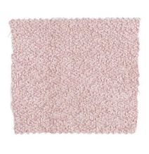 Juego de 2 Sillas con Brazos Tapizadas en Tela Rosa y Patas Metálicas Negras - Medidas 60x57x88 cm