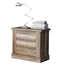 Pack Cabecero Nórdico de 160 x 120 cm + 2 Mesitas de Noche |Práctico y Elegante| Color Cañon (para Cama de 135-140, 150 o 160)