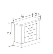 Pack Cabecero Nórdico de 160 x 120 cm + 2 Mesitas de Noche |Práctico y Elegante| Color Cañon (para Cama de 135-140, 150 o 160)