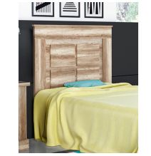 Pack Cabecero de 110 x 120 cm + 1 Mesita de Noche + Sinfonier, Color Cañón (para Cama de 135-140 o 160)